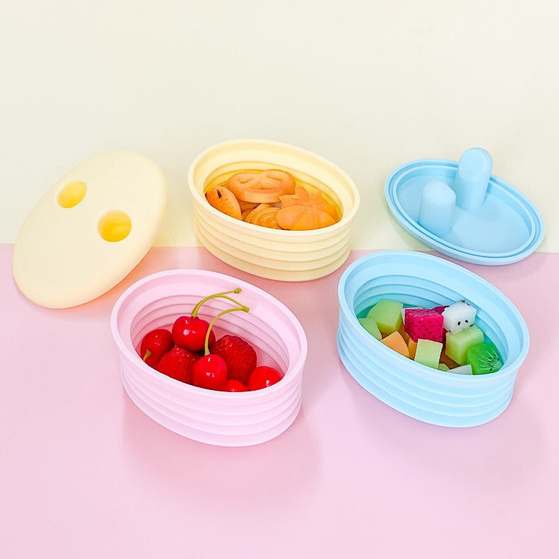 Foldable Silicone Snack Box