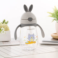 Cartoon Kids Straw Cup 280ml