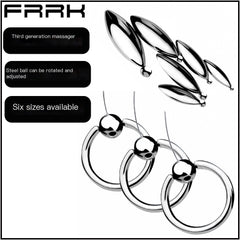FRRK Third Generation Stainless Steel Prostate Massager