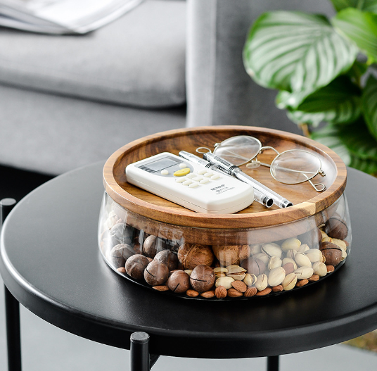 Multifunctional Glass or Wooden Cake Stand (Single)