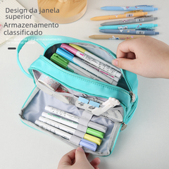 Kuromi Large Capacity Dual-Layer Pencil Case