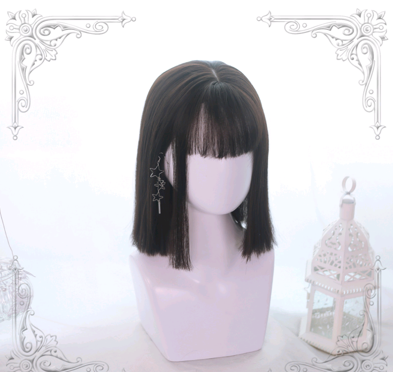 Lolita Shoulder-Length Straight Wig