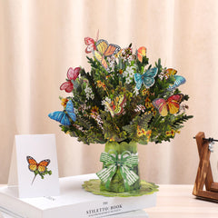 3D Stereoscopic Greeting Cards Creative Bouquet