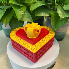 Plastic Heart-shaped Gift Box