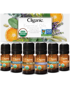 Essential Oils Set - Organic Aromatherapy Set