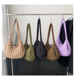 Pleated Cloud Bubble Crossbody Bag