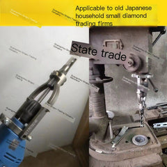 Square Hole Drill Fixture for Electric Drill and Woodworking