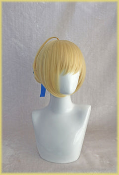 Fate Saber Long Wig for Cosplay - Hairpiece Included