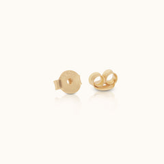 Beetle Ladybug Protection Rebirth Symbol CZ Stud Earrings