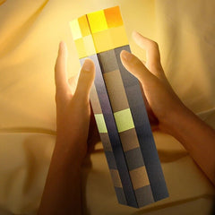 Minecraft Torch LED Night Light USB Rechargeable