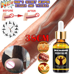 Men's Essential Oil for Penis Thickening and Growth