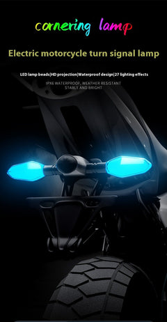 Motorcycle LED Projection Turn Signal Lights