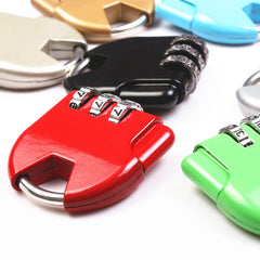 Mini Metal Bottle Lock with Code for Luggage and Drawers