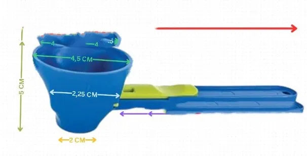 Anti-overflow Portable Leakage Single Measuring Spoon
