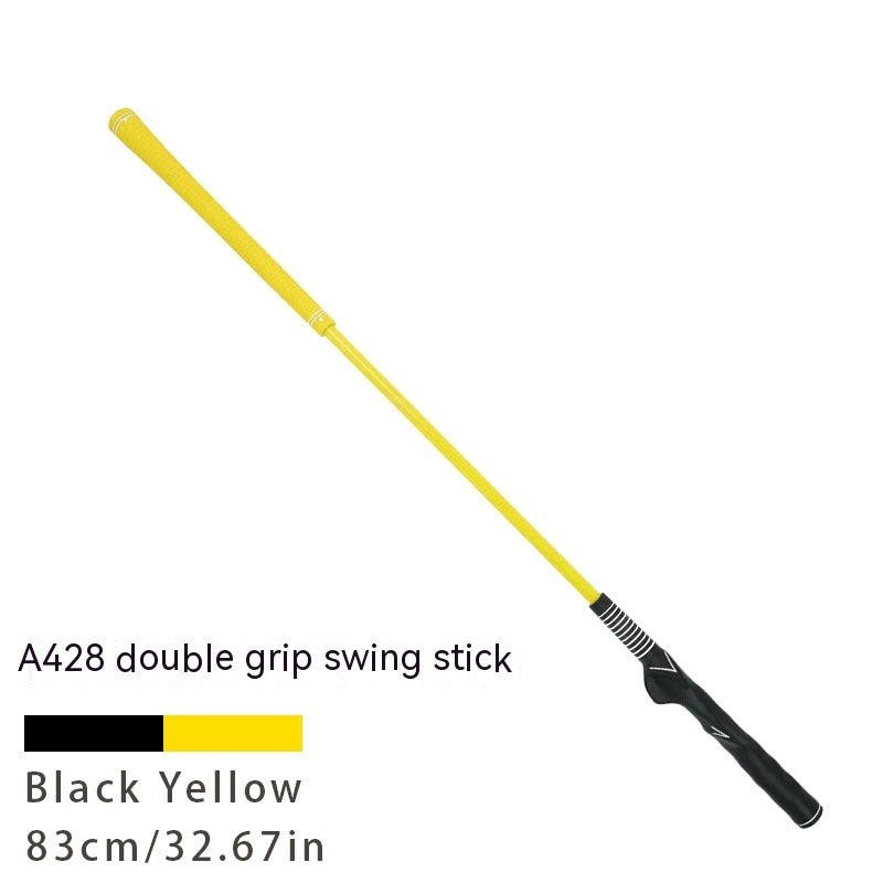 Golf Double Grip Swing Trainer Stick