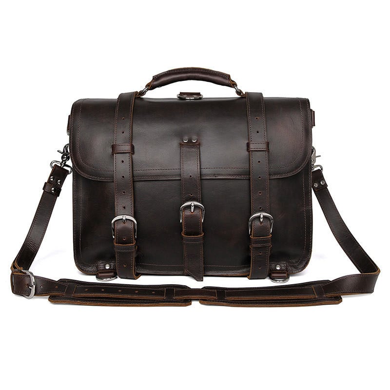 Crazy Horse Leather Tote Bag