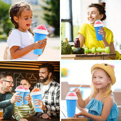 Smoothie Maker Cup with Brush and Straw (1pc/2pcs)