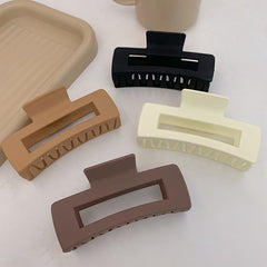 Women's Versatile Solid Color Grip Clip