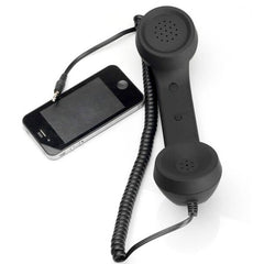 Retro Wired Phone Handset for Mobile Devices