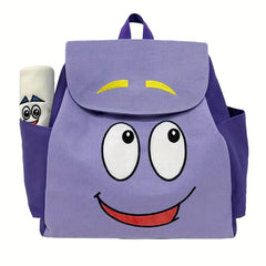 Cartoon One-Piece Backpack for Kids Grades 1-6