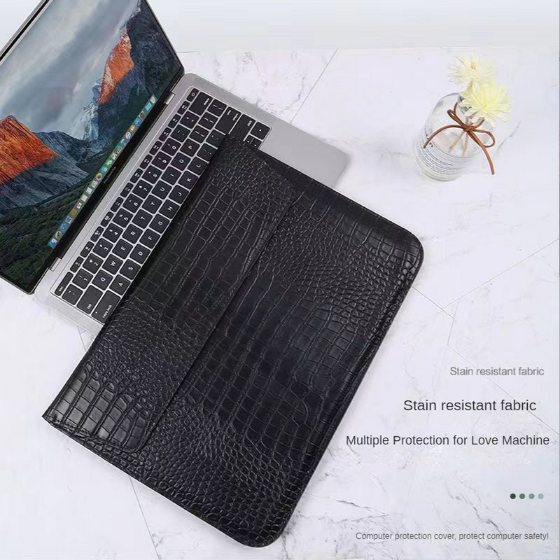 PU Leather Laptop Sleeve for Macbook Air & Pro