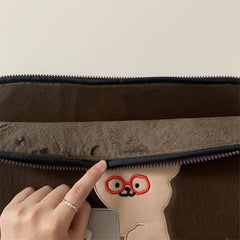 Cute Bear Laptop Case for Macbook and iPad (Various Sizes)