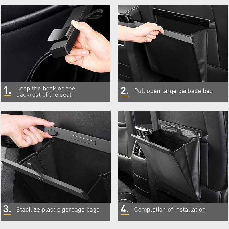 Magnetic Car Seat Back Trash Can