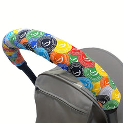 Cute Owl Stroller Handle Cover – 1-Pack Polyester Handle Protector, Scratch-Resistant & Hand Washable for Strollers, Prams & Carriages