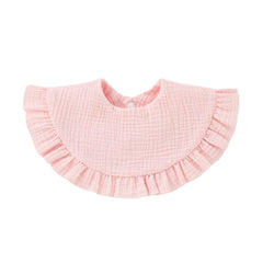 Soft Cotton Ruffle Bib For Infants And Toddlers