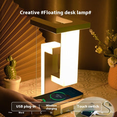 Table Lamp with Wireless Charging