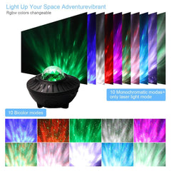 LED Bluetooth Glaxy Music Projector Light