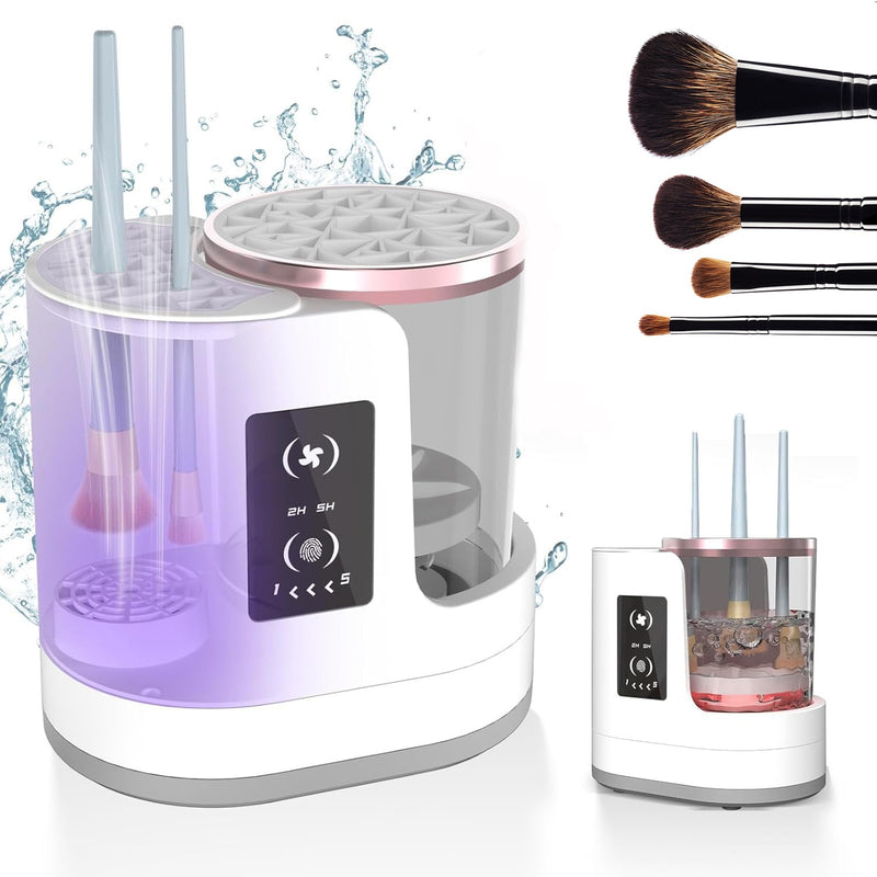 Electric Makeup Brush Cleaner Stand Device