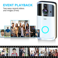 Smart WiFi Video Doorbell M7 with Remote Monitoring