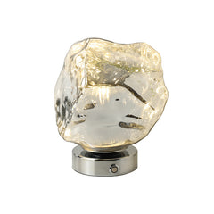 Creative Lava Stone Glass Table Lamp for Bedroom Decor
