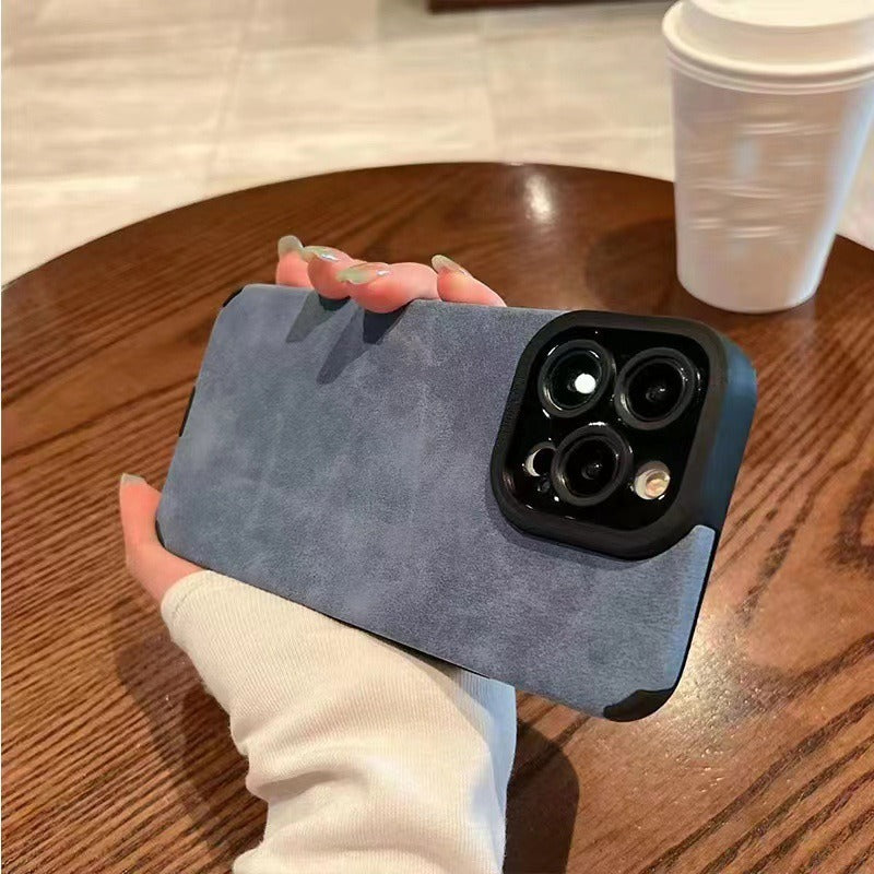 Korean Suede Shockproof iPhone Case