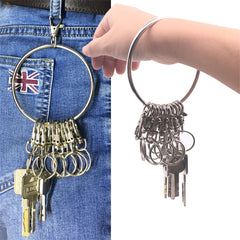 Creative Keychain with Thick Keyring and Quick Clip