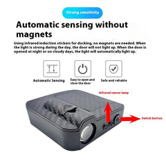 Carbon Fiber Infrared Door Sensor Projection Light