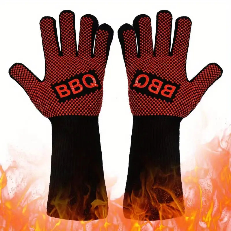 High-Temperature Heat Resistant BBQ Gloves (1 Pair)