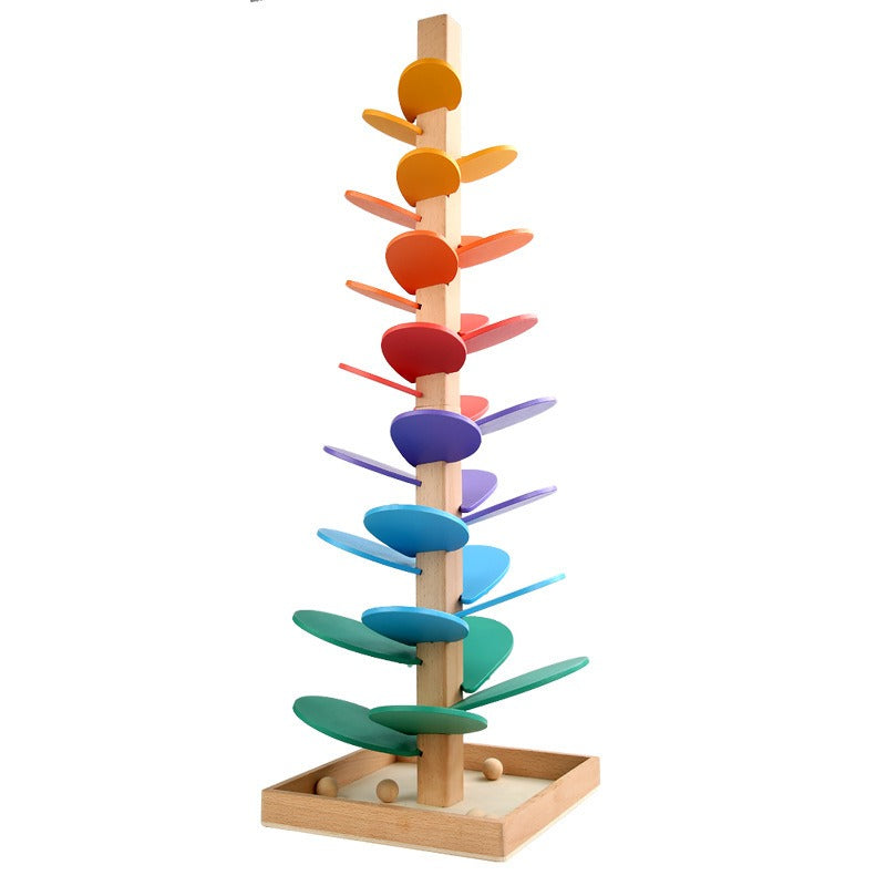 Wooden Rainbow Music Tree Educational Toy