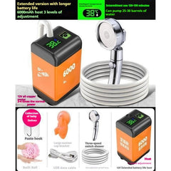 Outdoor Portable Electric Shower