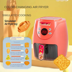 Air Fryer Simulation Kitchenware Kitchen Food Color Changeable Play House