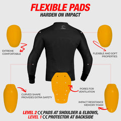 JAG Mesh Motorcycle Shirt | CE Certified Protection