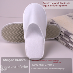 Wholesale Disposable Plush Hotel Slippers