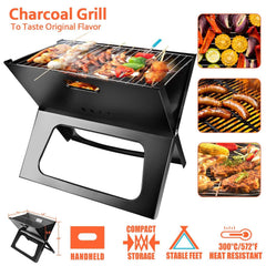 Foldable Portable BBQ Barbecue Grill