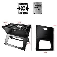 Foldable Portable BBQ Barbecue Grill