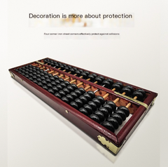 Durable Wooden Abacus for Accounting and Finance