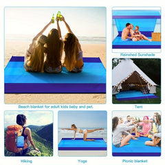 Waterproof Beach Mat - Sandproof Portable Outdoor Blanket