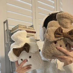 Detachable Washable Cute Plush Hot Water Bag (1pc)