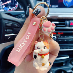 Cute Cartoon Cat Key Rings Pendant Keychain for All