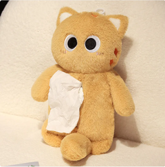 Creative Buggy Bag Tissue Box Cartoon Cat Pencil Case Plush Toy